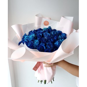 Ramo Larama 50 rosas azules