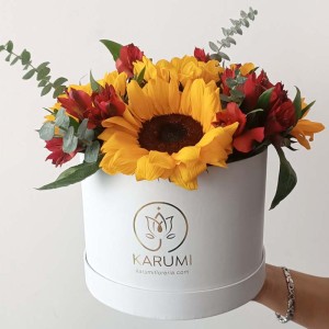 Box Girasoles y Astromelias Box Girasoles y Astromelias