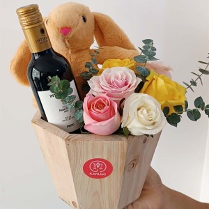 Box Mix de Rosas Conejita Box Mix de Rosas Conejita