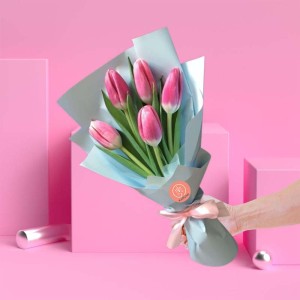 Ramo pink tulipanes Ramo pink tulipanes