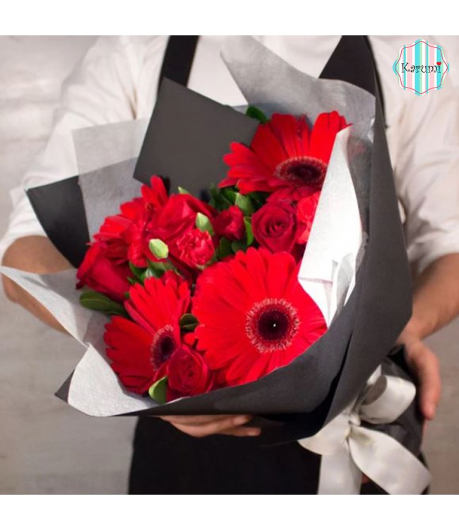 Ramo Gerberas&Rosas (KRAM987) Ramo Gerberas&Rosas (KRAM987)