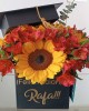 Box Graduacion Girasoles y astromelias