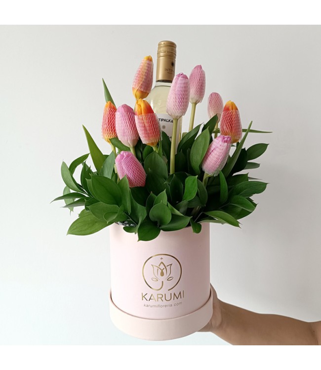 Box de Tulipanes Belleza Box de Tulipanes Belleza