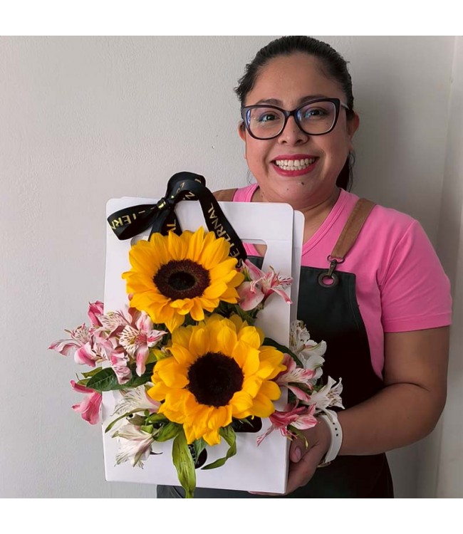 Flores Amarillas Box Girasoli