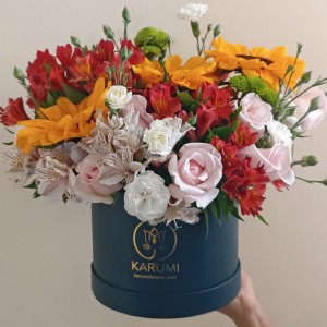 Box Vintage Rosas Girasoles y claveles Box Vintage Rosas Girasoles y claveles