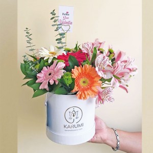 Box Alondra Gerberas y Astromelias Box Alondra Gerberas y Astromelias