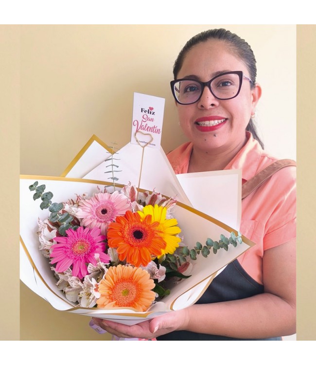 Ramo Luli de Gerberas Ramo Luli de Gerberas