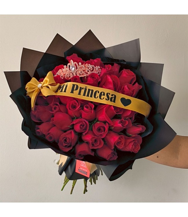 Ramo de rosas Princess